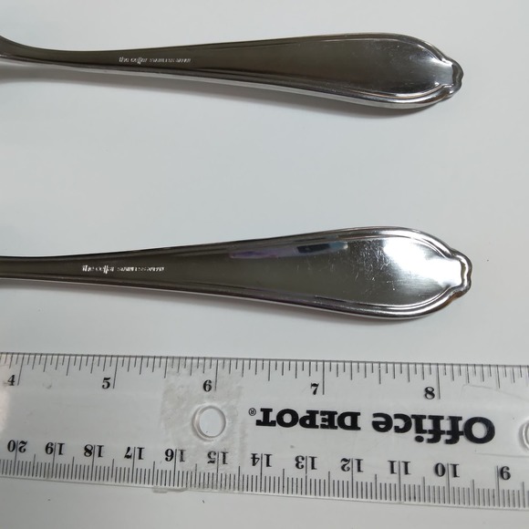 The Cellar bow knot flatware serving spoons set of 3 - Picture 5 of 5